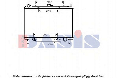 AKS DASIS 150086n -  Радиатор, охлаждение двигателя